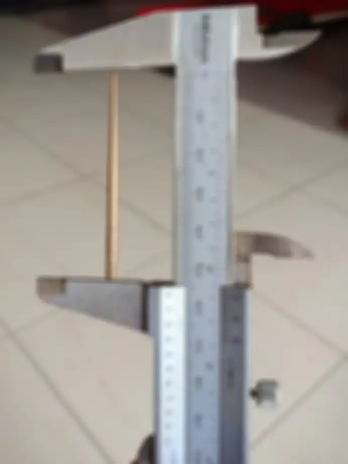 Panjang jarum dibuat 57 mm