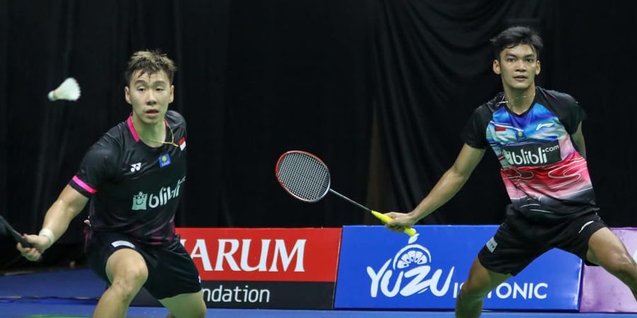 PBSI Home Tournament - Meski Menang, Marcus Gideon Beri Jempol kepada Hendra Setiawan