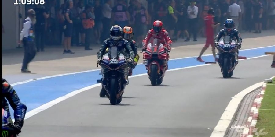 Hasil FP1 MotoGP India 2023 -  Tikungan 1 Banyak Makan Korban, DNA Marc Marquez Kembali, Fabio Quartararo 2 Kali Dibikin Kesal Yamaha