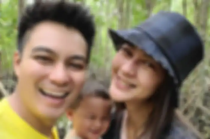 Baim Wong dan Paula Verhoeven bersama Kiano