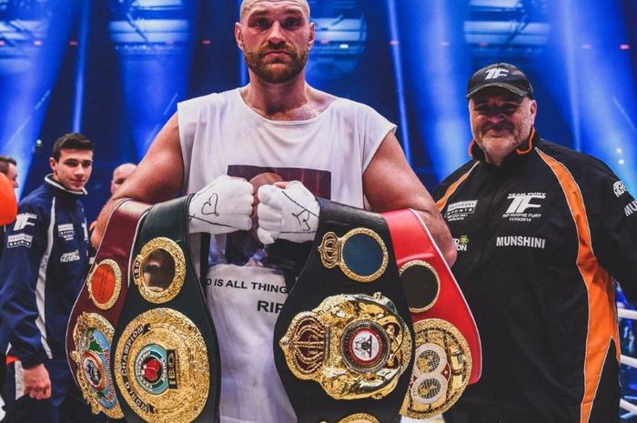 Mantan juara dunia tinju kelas berat asal Inggris, Tyson Fury