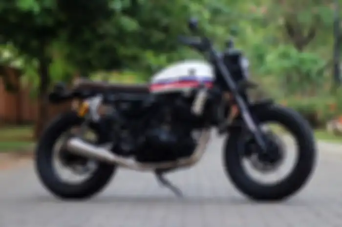 Modifikasi Kawasaki Z250 beraliran scrambler