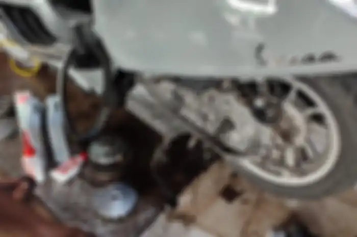 Berapa takaran oli gardan Vespa matic saat servis CVT Vespa matic?
