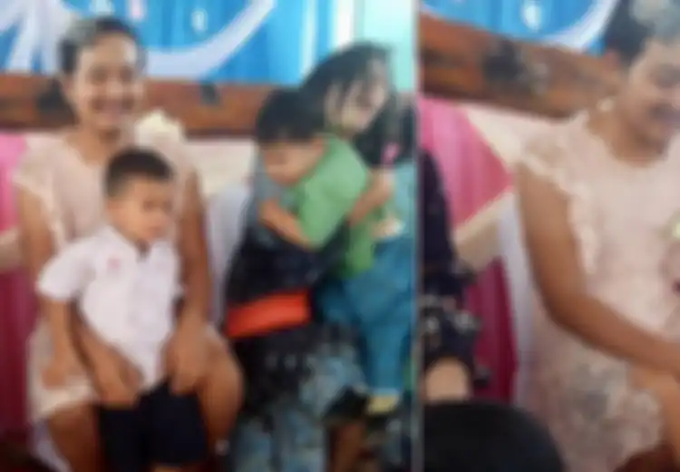 Ke Sekolah Anaknya Mengenakan Baju Wanita, Alasan si Ayah Bikin Haru