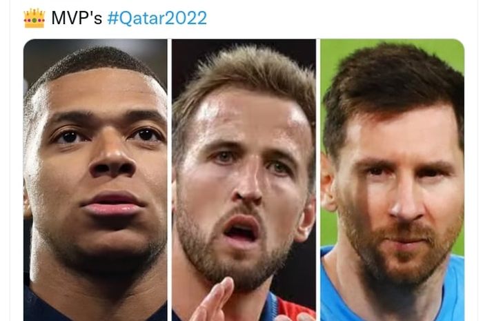 Kylian Mbappe, Harry Kane, Lionel Messi, termasuk urutan teratas kandidat top scorer Piala Dunia 2022.