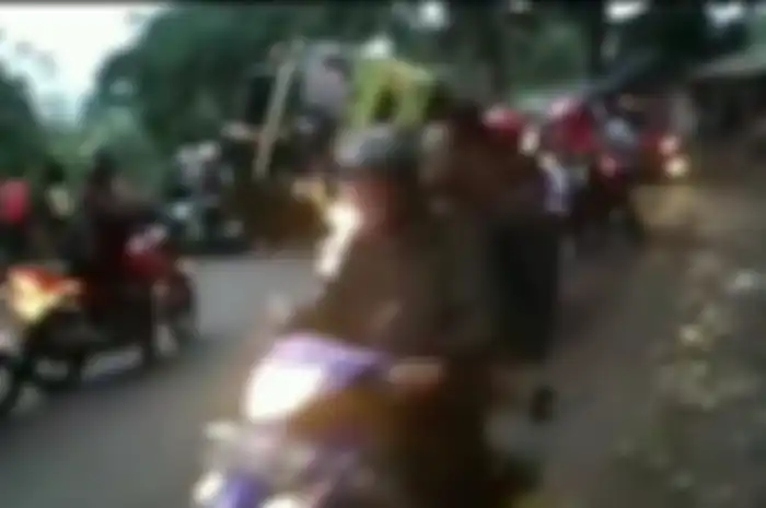 Kecelakaan maut di jalur Sukabumi, Bogor Jawa Barat.