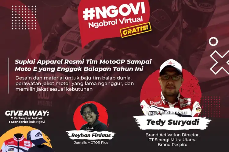 Ngobrol Virtual Bareng Respiro, Apparel Asli Indonesia Andalan Banyak Tim MotoGP