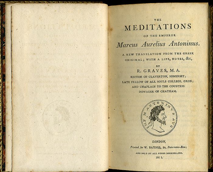 Meditations pada dasarnya adalah buku catatan refleksi pribadi yang ditulis Marcus selama ia menjabat sebagai Kaisar Romawi. Kemungkinan besar, ia tidak berencana untuk membuat sebuah buku.
