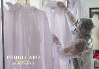Fashion Desainer Anne Avantie Rancang Baju Hazmat dan Bagikan Secara Gratis ke Tenaga Medis, Berita Baik!