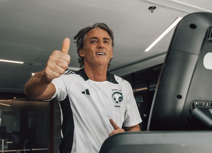 Persiapan pelatih Arab Saudi Roberto Mancini untuk Lawan Timnas Indonesia.