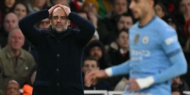 Man City Gagal Pangkas Jarak dengan Arsenal, Guardiola Belum Mau Kibarkan Bendera Putih untuk Gelar Juara Liga Inggris