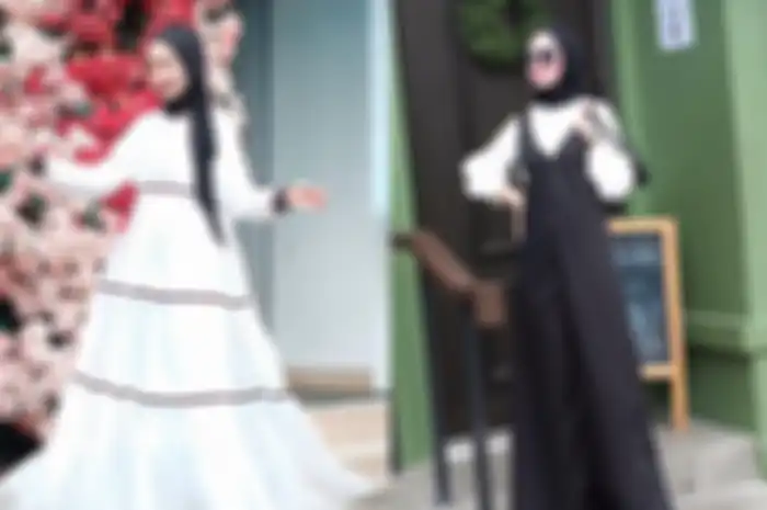 Model dress hijab kekinian yang lagi tren