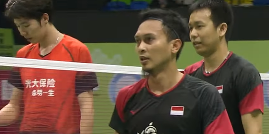 Kesan Li Jun Hui Usai Duet Bareng Mohammad Ahsan pada Liga Super Badminton China 2023