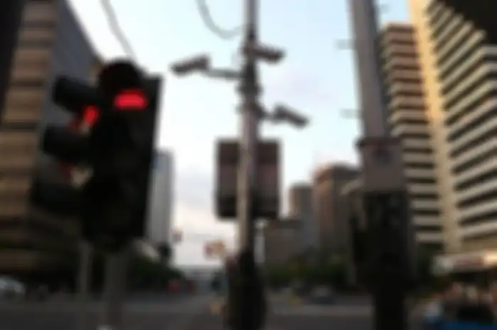 Kamera tilang elektronik terpasang di beberapa ruas jalan di Jakarta.