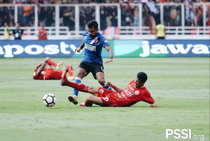 Persija Jakarta Vs PSM Makassar pada final leg pertama Piala Indonesia 2018 di Stadion Utama Gelora Bung Karno (SUGBK), Minggu (21/7/2019).