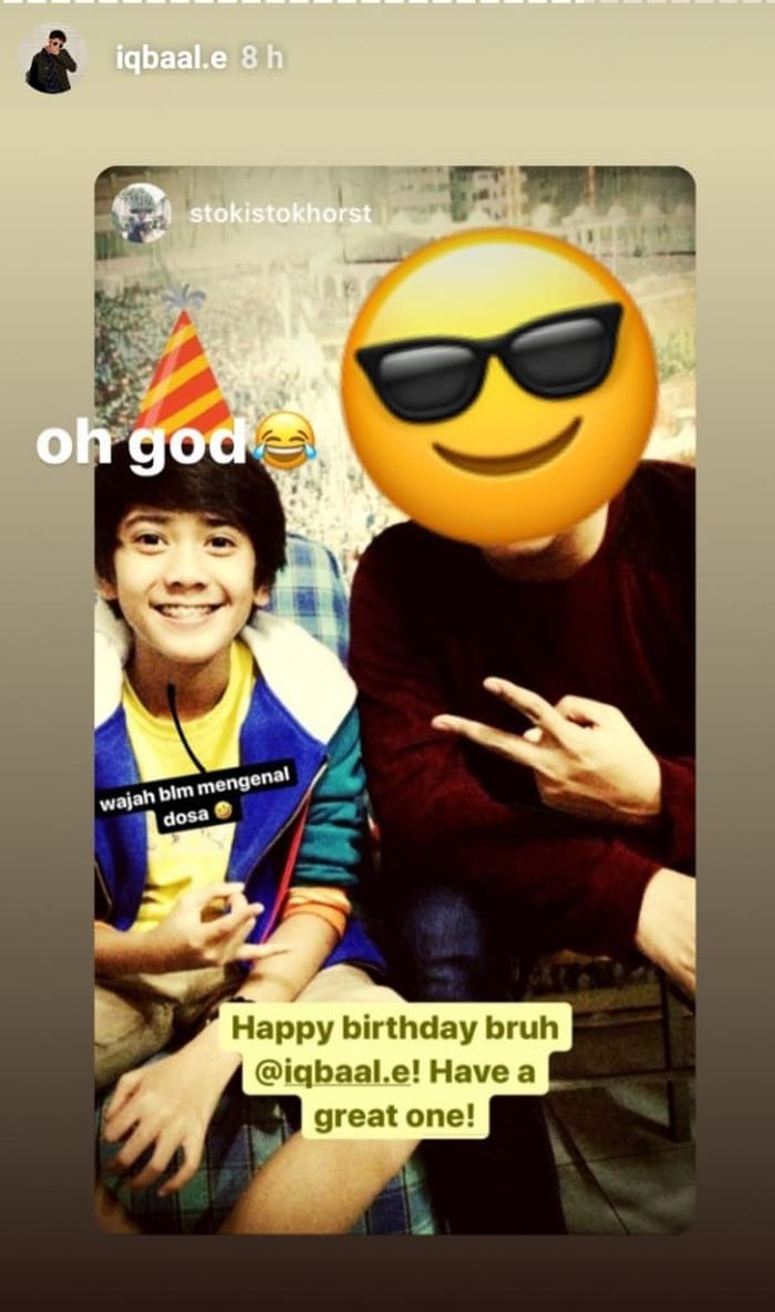 Instagram Stories Iqbaal Ramadhan