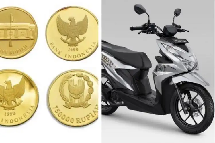 Daftar Uang Koin Terbuat dari Emas Murni, Punya Dua Keping Bisa Buat DP Honda BeAT