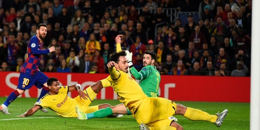 Hasil Liga Champions - Trio MSG Berbagi Gol, Barcelona Juara Grup