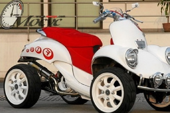 Yamaha Fino bergaya layaknya mobil Volkswagen Beetle