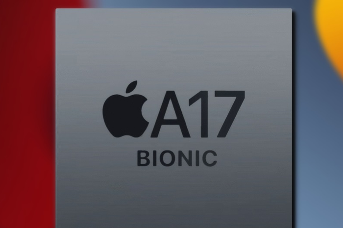 Ilustrasi chipset Apple A17 Bionic