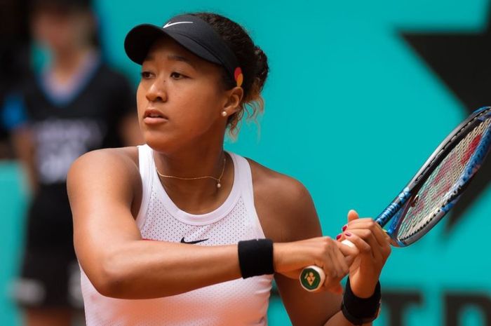 Petenis asal Jepang, Naomi Osaka saat berlaga pada babak ketiga Madrid Open 2019, Rabu (8/5/2019)