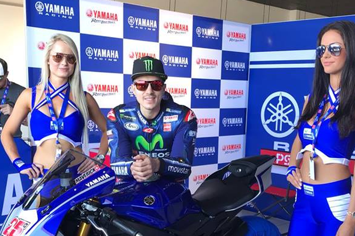 Maverick Vinales di Afrika Selatan.