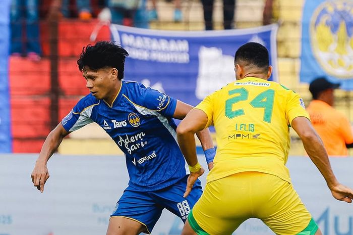 PSIM Jogja menghadapi Persebaya Surabaya pada pekan ke-18 Super League 2025/26 di Stadion Sultan Agung, Minggu (25/1/2026). 
