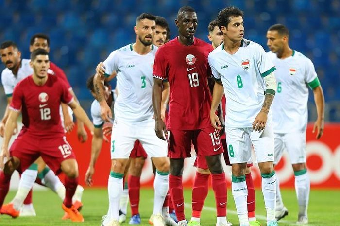 Timnas Irak vs Qatar pada Oktober 2023. 