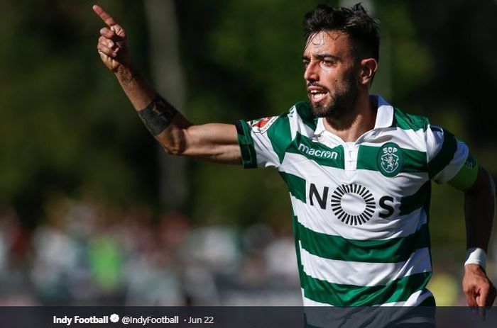 Gelandang Sporting CP, Bruno Fernandes, masuk radar incaran Jose Mourinho