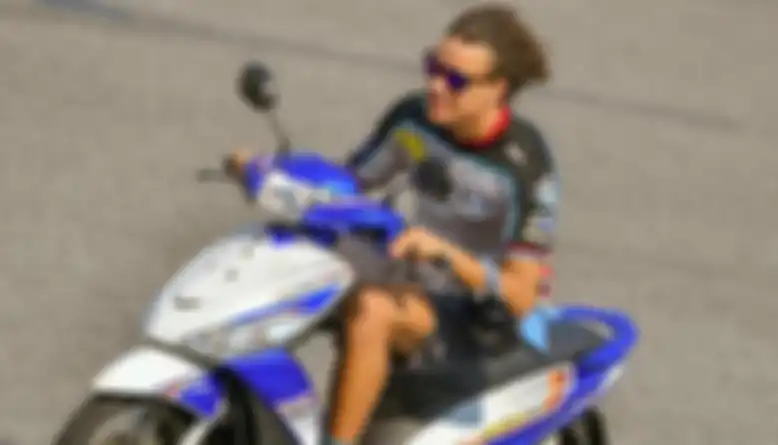 Franco Morbidelli naik Yamaha Mio J