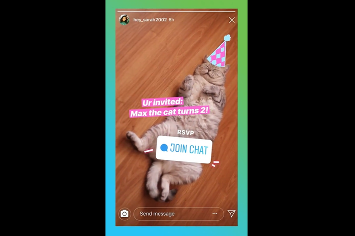 Fitur stiker Join Chat bisa kalian temukan di bagian Insta Story