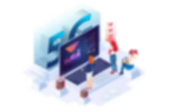 Ilustrasi cek ping dan koneksi di laptop