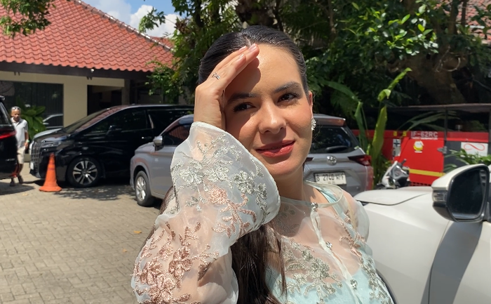 Steffi Zamora saat ditemui di kawasan Kemang, Jakarta Selatan pada Jumat (24/4/2026).