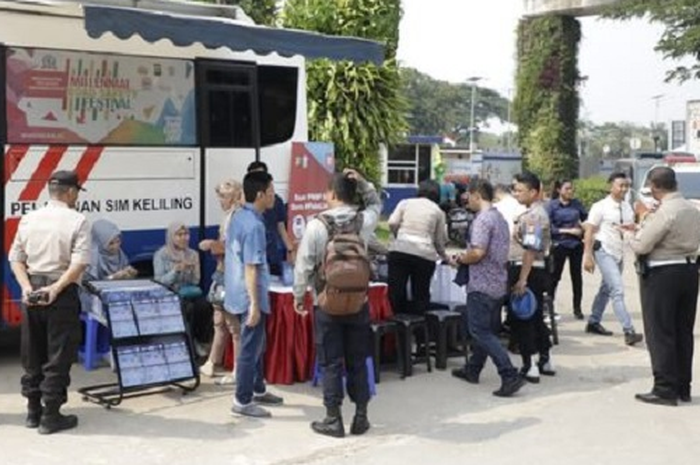 Ilustrasi layanan SIM keliling 30 September 2022