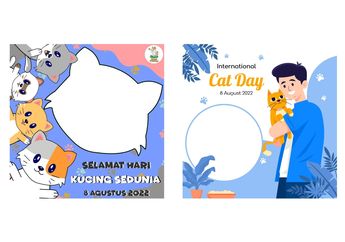 12 Twibbon Hari Kucing Sedunia 2022, Ini Link dan Cara Membuatnya