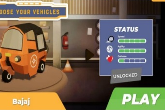 Game lokal Tabrak Arena: Car Battle Game.
