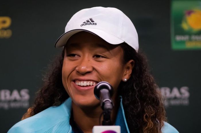 Petenis Jepang, Naomi Osaka memberikan pernyataannya setelah memenangi duel melawan Danielle Collins