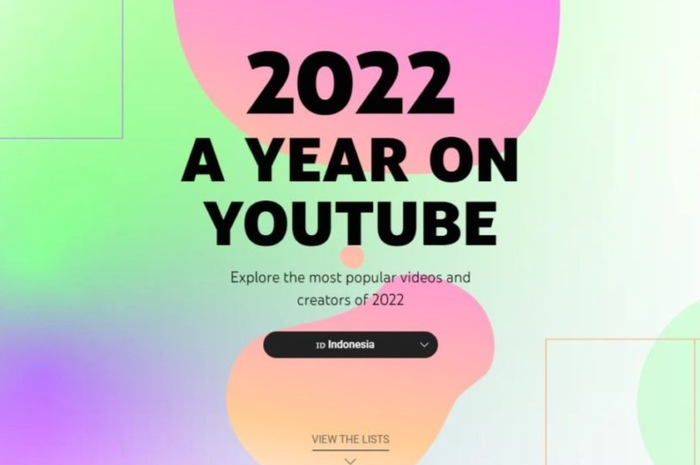 10 video YouTube terpopuler di Indonesia tahun 2022