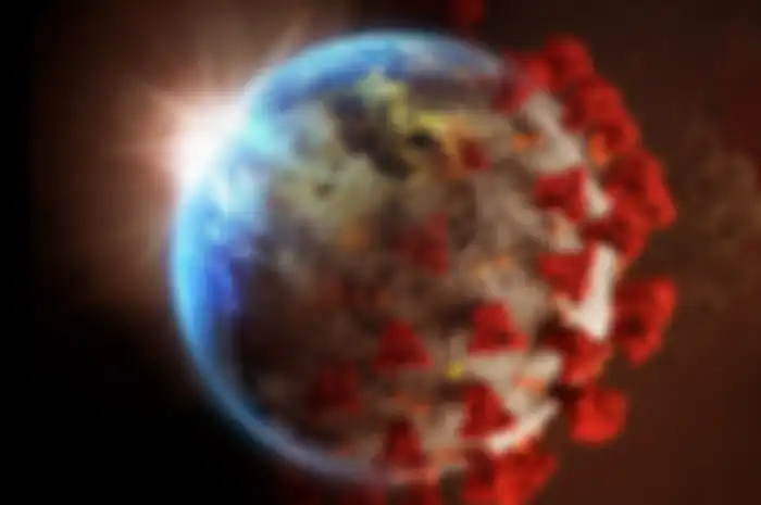 Ilustrasi virus corona