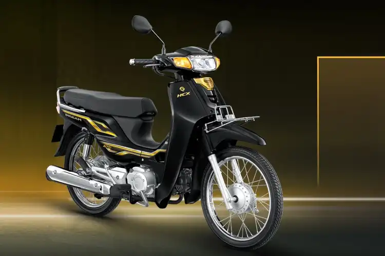 Dijual di Dealer Motor Baru Honda Kirana 125 Vintage Garnis Full Warna Emas Jadi Tampak Mewah