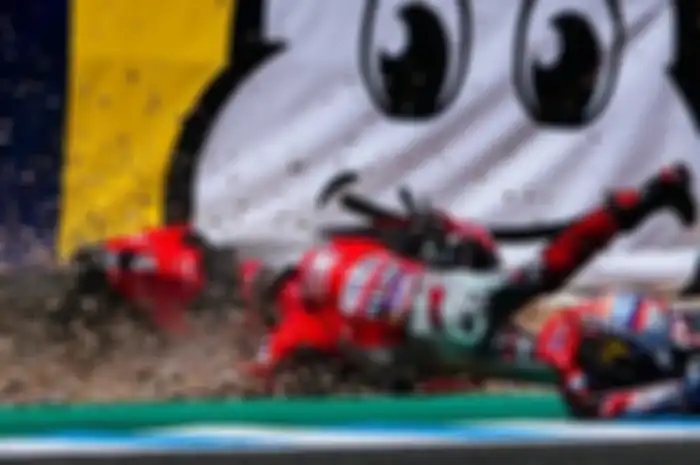 Kecelakaan Dani-Dovi-Lorenzo di MotoGP Spanyol 2018