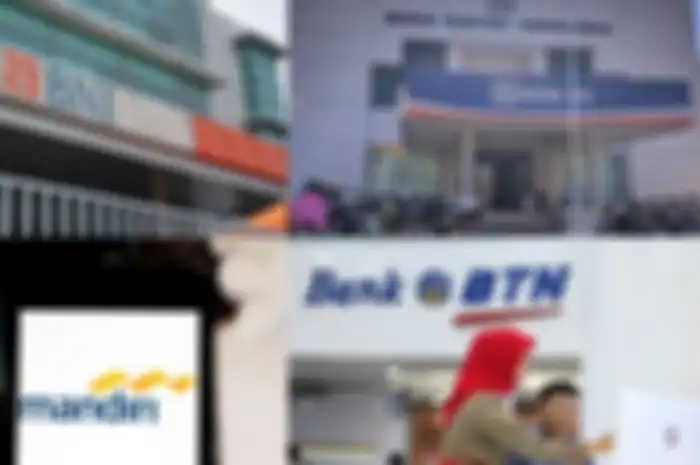 Ilustrasi 4 bank untuk bantuan Rp 1 Juta