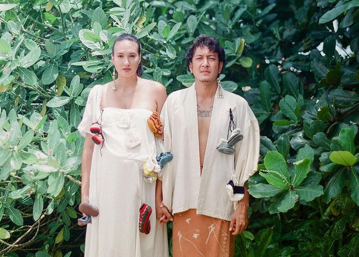 Dimas Anggara dan Nadine Chandrawinata