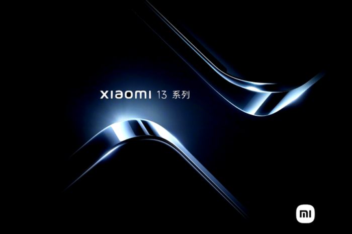 Poster peluncuran Xiaomi 13 di China