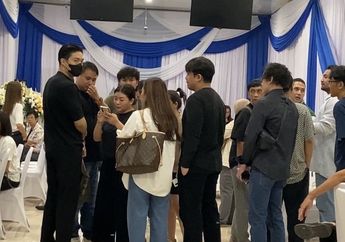 Giorgio Antonio Tiba di Rumah Duka, Beri&nbsp;Dukungan untuk Sarwendah