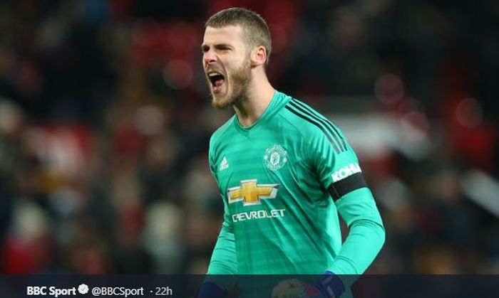 Kiper Manchester United dan timnas Spanyol, David de Gea.