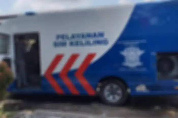 Ilustrasi mobil layanan SIM Keliling Kota Solo.