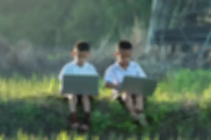 Ilustrasi belajar online