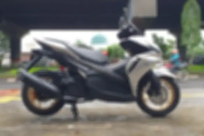 Modifikasi Yamaha All New Aerox 155 Connected jadi monosok.
