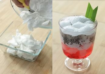 Resep Es Kopyor Jelly yang Praktis, Cocok Disajikan saat Kumpul Lebaran